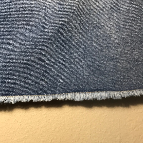 Harper, mini, denim, distress skirt - Picture 6 of 10